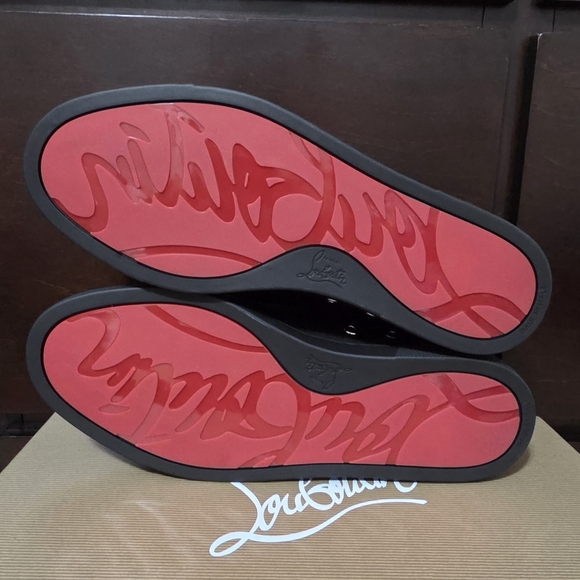 Christian Louboutin Black Red Bottoms Men 44 (10.5-11) - Picture 2 of 7